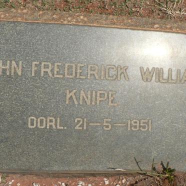KNIPE John Frederick William -1951