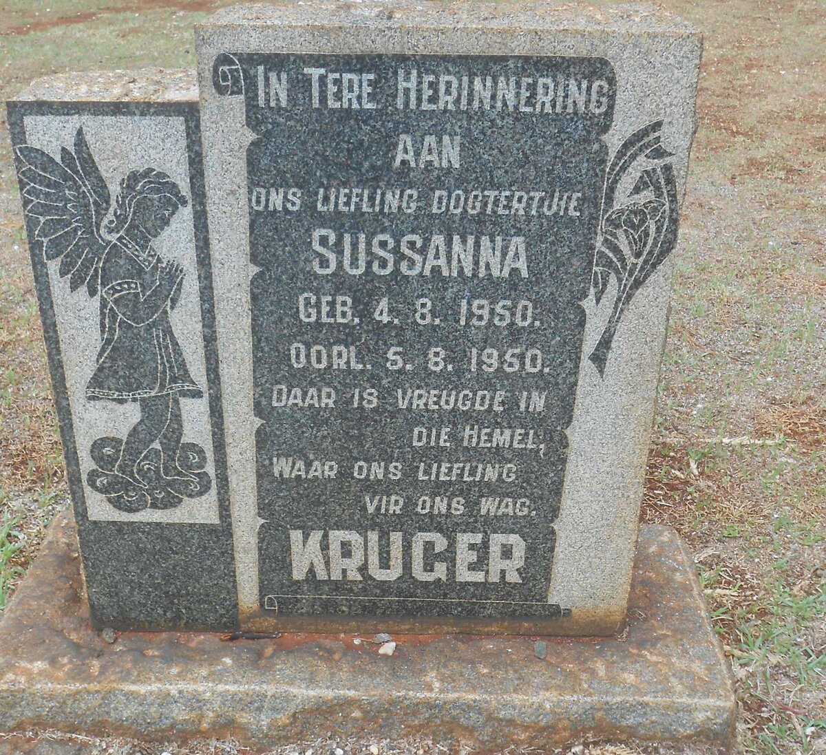 KRUGER Sussanna 1950-1950