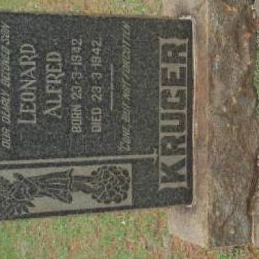KRUGER Leonard Alfred 1942-1942 :: KRUGER Johannes 1955-1955