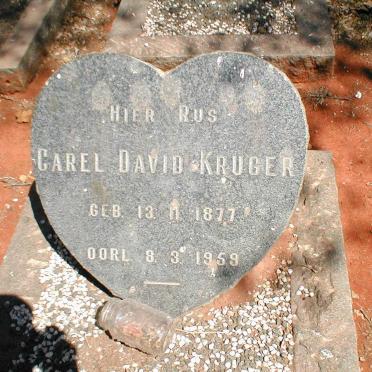 KRUGER Carel David 1877-1959