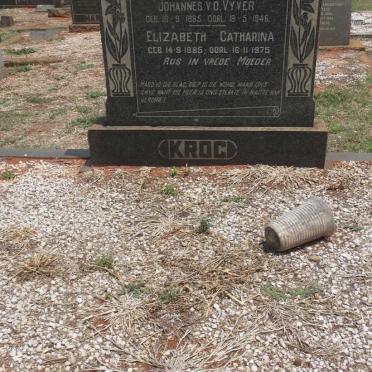 KROG Johannes v.d.Vyver 1885-1946 &amp; Elizabeth Catharina 1885-1975 :: KROG Carl Ignatius 1906-1991 &amp; Magdalena Catharina 1914-198?