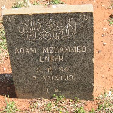 LAHER Adam Mohammed -1954