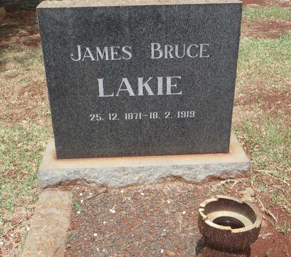 LAKIE James Bruce 1871-1919