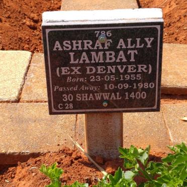 LAMBAT Ashraf Ally 1955-1980