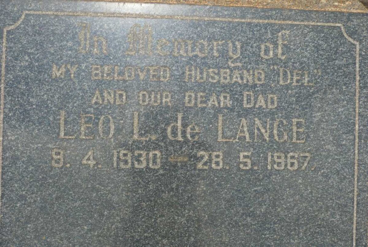 LANGE Leo L., de 1930-1967