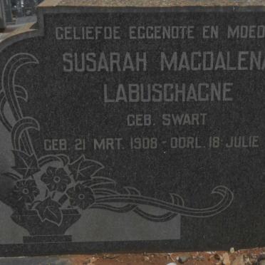 LABUSCHAGNE Susarah Magdalena nee SWART 1908-1961