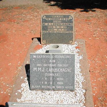 LABUSCHAGNE M.M.J. geb. SCHOLTZ 1890-1976