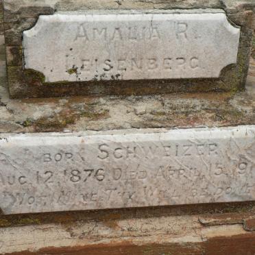 LEISENBERG Amalia R. nee SCHWEIZER 1876-1915