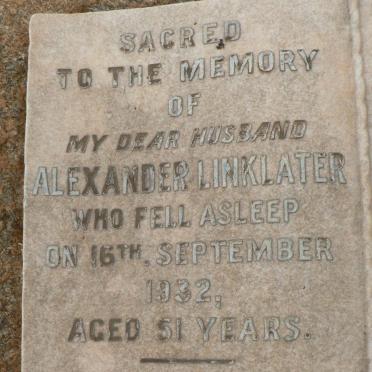 LINKLATER Alexander -1932