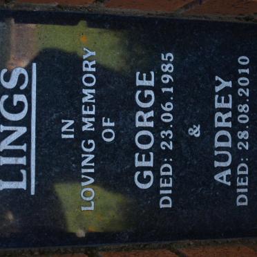 LINGS George -1985 &amp; Audrey -2010