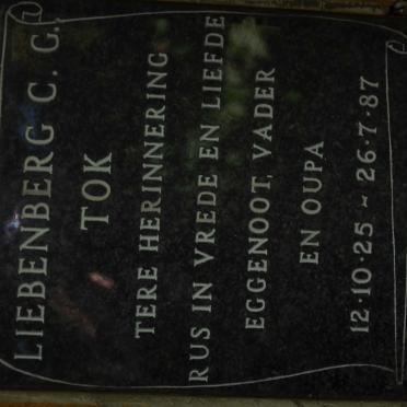 LIEBENBERG C.G. 1925-1987