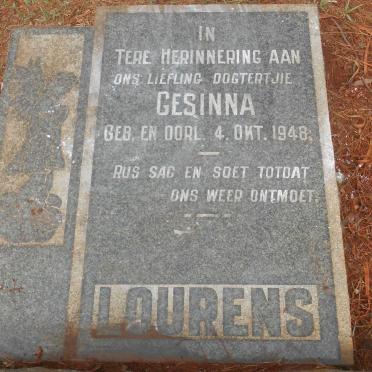 LOURENS Gesinna -1948