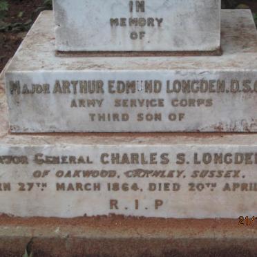 LONGDEN Arthur Edmund 1864-1901