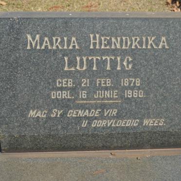 LUTTIG Maria Hendrika 1878-1960