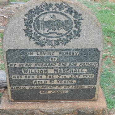 MARSHALL William -1932