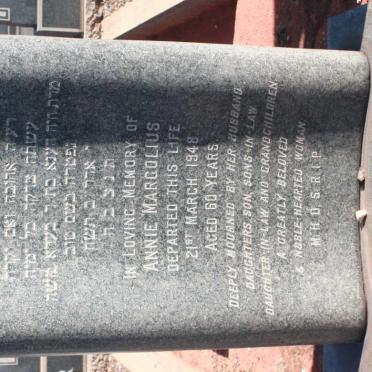 MARGOLIUS Annie -1948