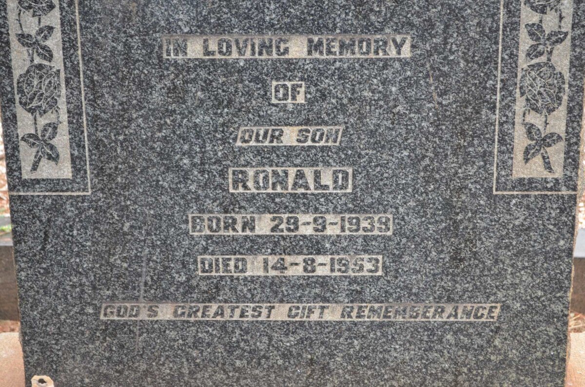 MANTHE Ronald 1938-1953