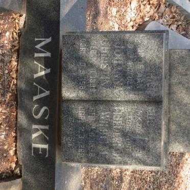 MAASKE Friederich Wilhelm 1889-1968 &amp; Johanna Christina 1898-1983