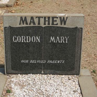 MATHEW Gordon &amp; Mary
