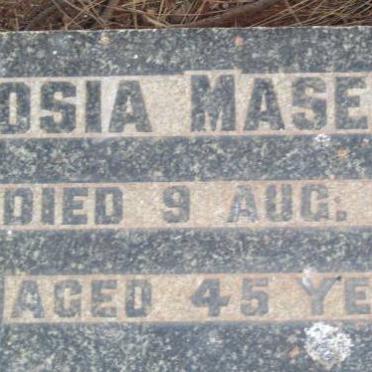 MASETLOA Hosia -1945