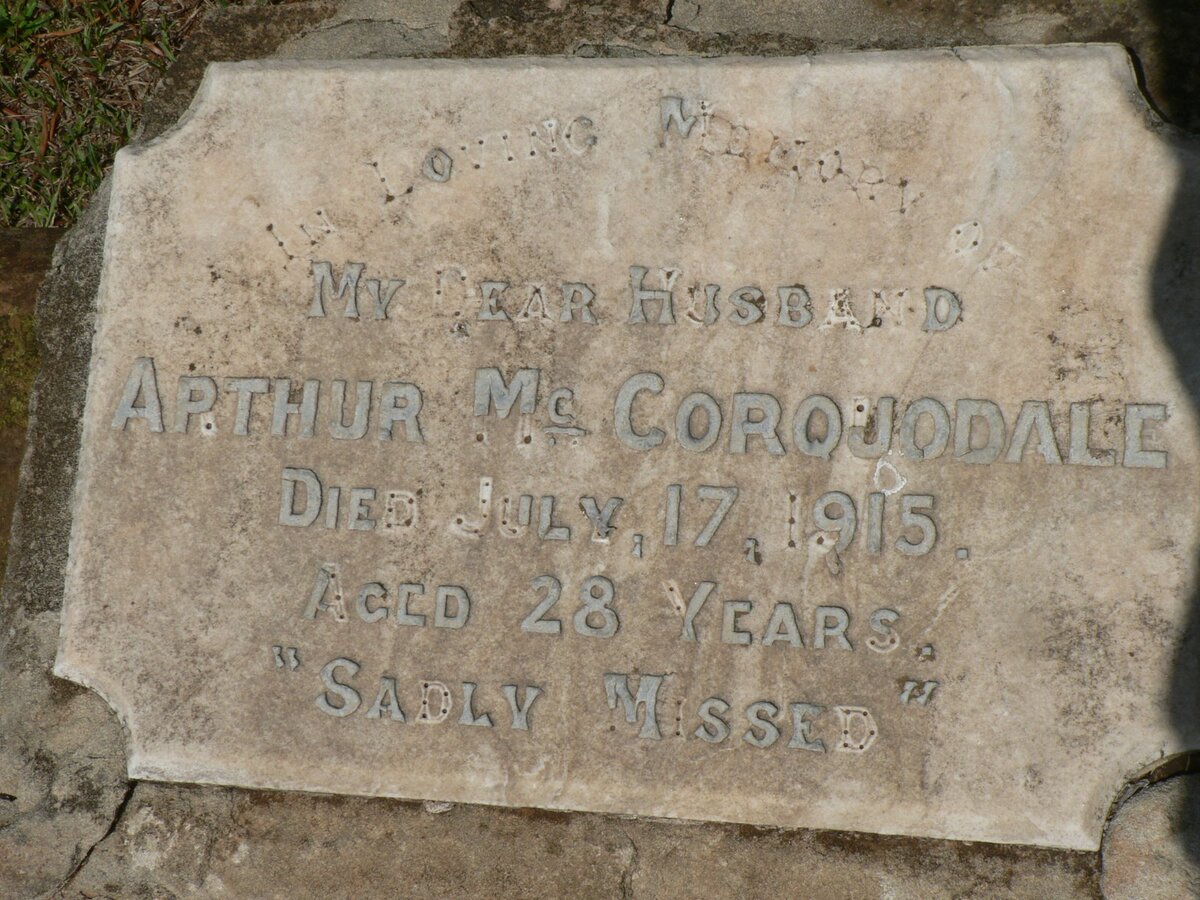 McCORQUODALE Arthur -1915