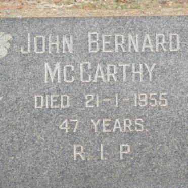 McCARTHY John Bernard -1955