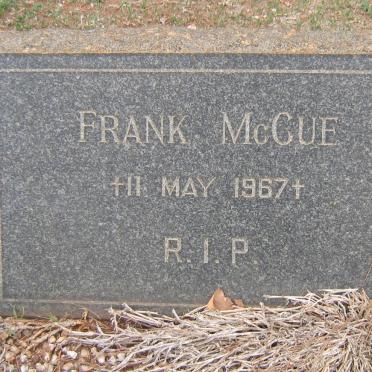 McCUE Frank -1967