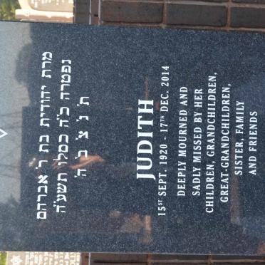 MELAMED Judith 1920-2014