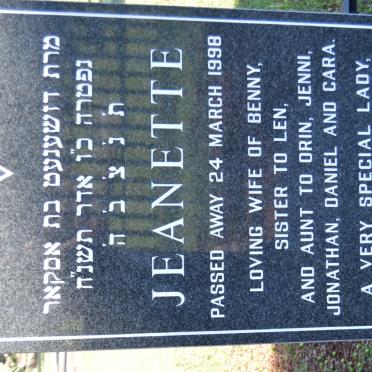 MEYERSOHN Jeanette -1998