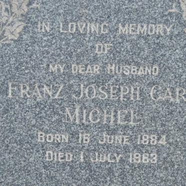 MICHEL Franz Joseph Carl 1884-1963