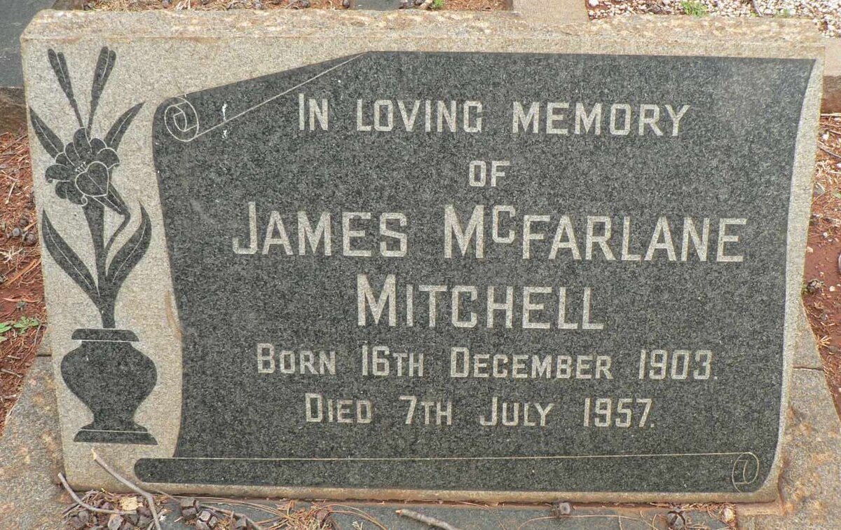 MITCHELL James McFarlane 1903-1957