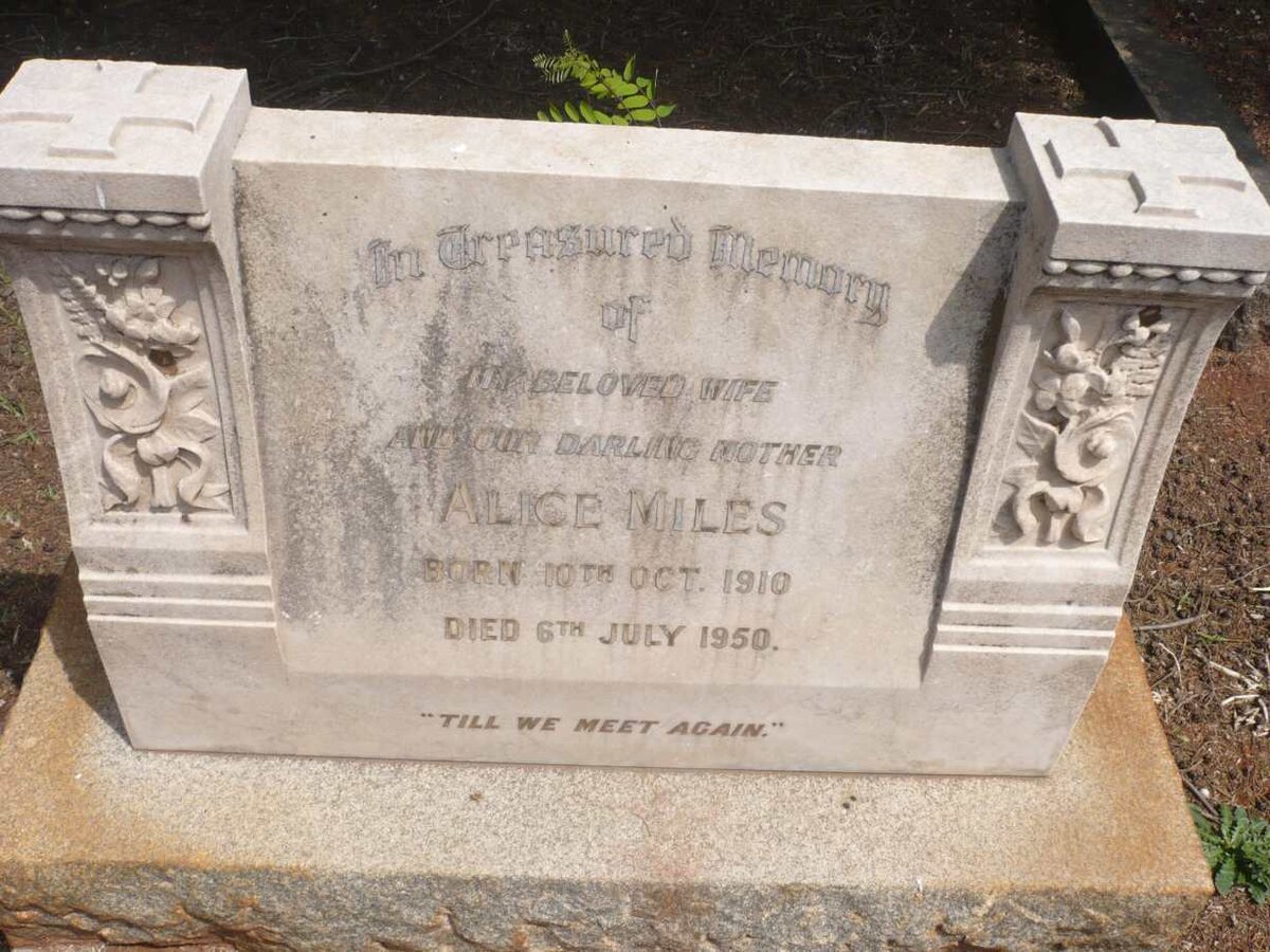 MILES Alice 1910-1950