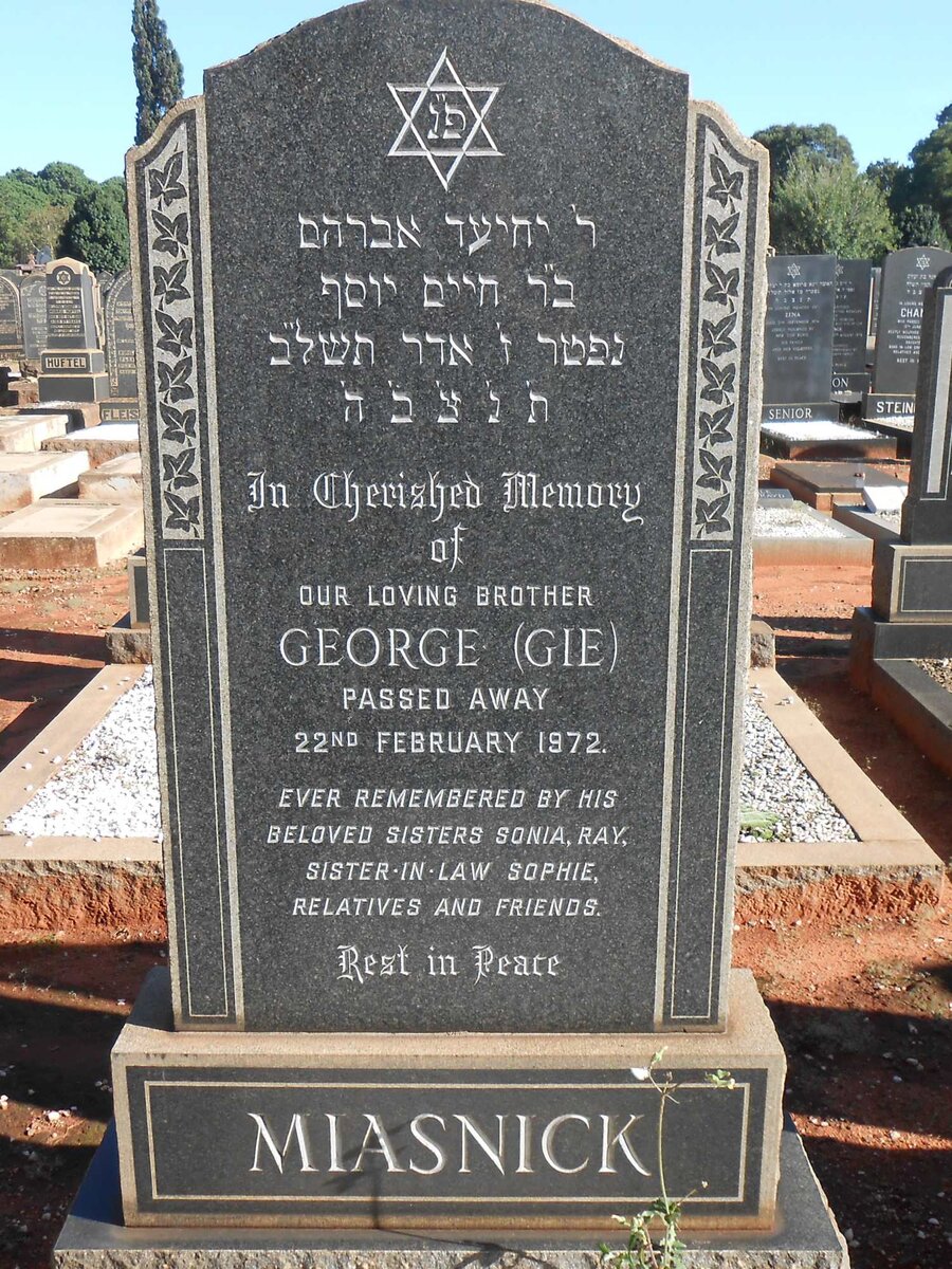 MIASNICK George -1972