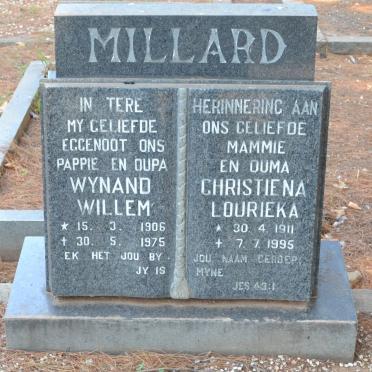 MILLARD Wynand Willem 1906-1975 &amp; Christiena Lourieka 1911-1995