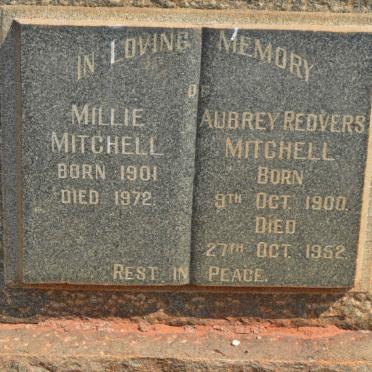 MITCHELL Aubrey Redvers 1900-1952 &amp; Millie 1901-1972