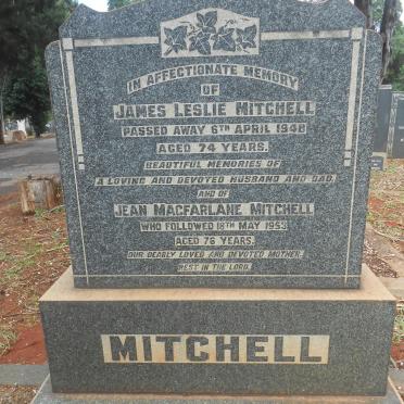 MITCHELL James Leslie -1948 &amp; Jean Macfarlane -1953