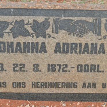 MOUTON Johanna Adriana 1872-1949