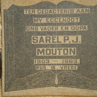 MOUTON Sarel P.J. 1903-1963