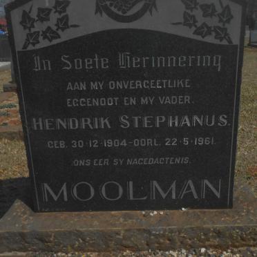 MOOLMAN Hendrik Stephanus 1904-1961