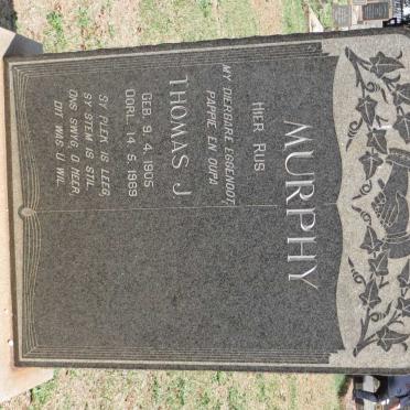 MURPHY Thomas J. 1905-1969