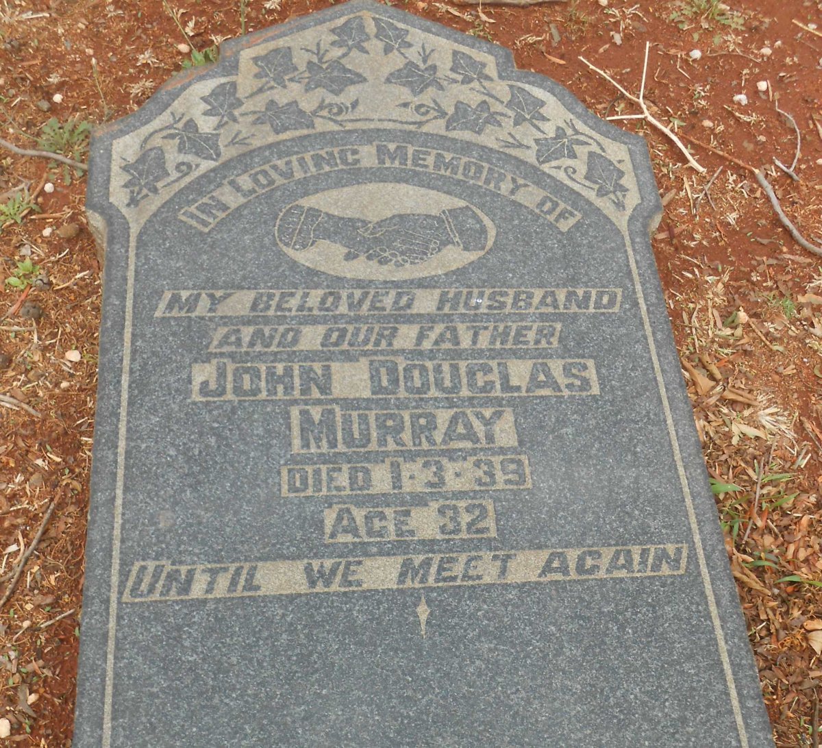 MURRAY John Douglas -1939