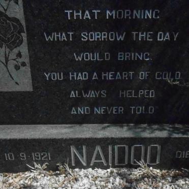NAIDOO Covindrajloo 1921-196?