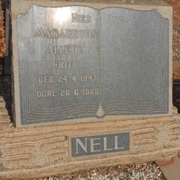 NELL Magaretha Alletta 1947-1968