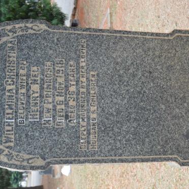 NEL Wilhelmina Christina -1918