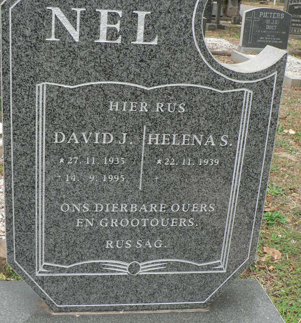 NEL David J. 1935-1995 &amp; Helena S. 1939-