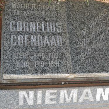 NIEMANN Cornelius Coenraad 1918-1991