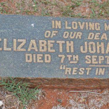 NIELSEN Elizabeth Johanna -1929