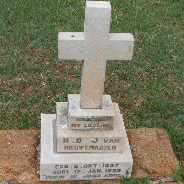 NIEUWENHUIZEN H.D.J., van  1927-1929