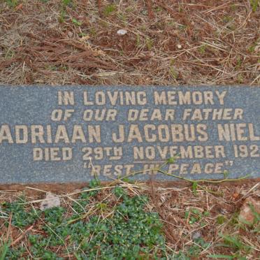 NIELSEN Adriaan Jacobus -1929