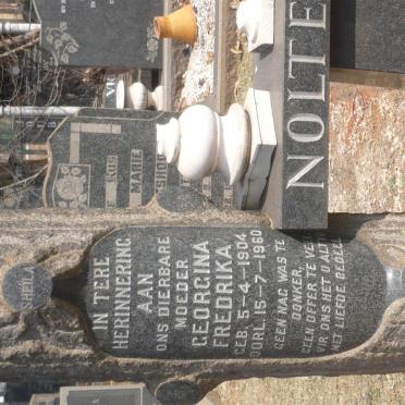 NOLTE Georgina Fredrika 1904-1960